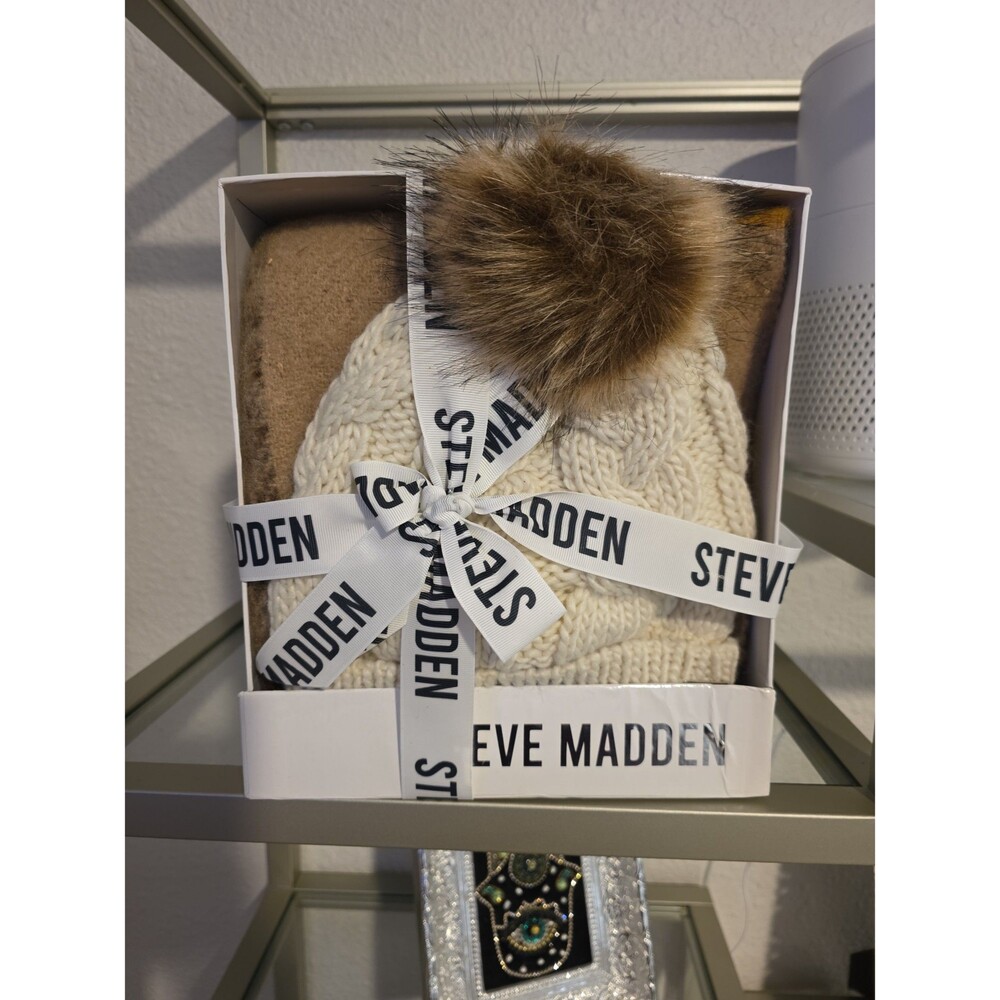 Steve Madden Hat Scarf Set